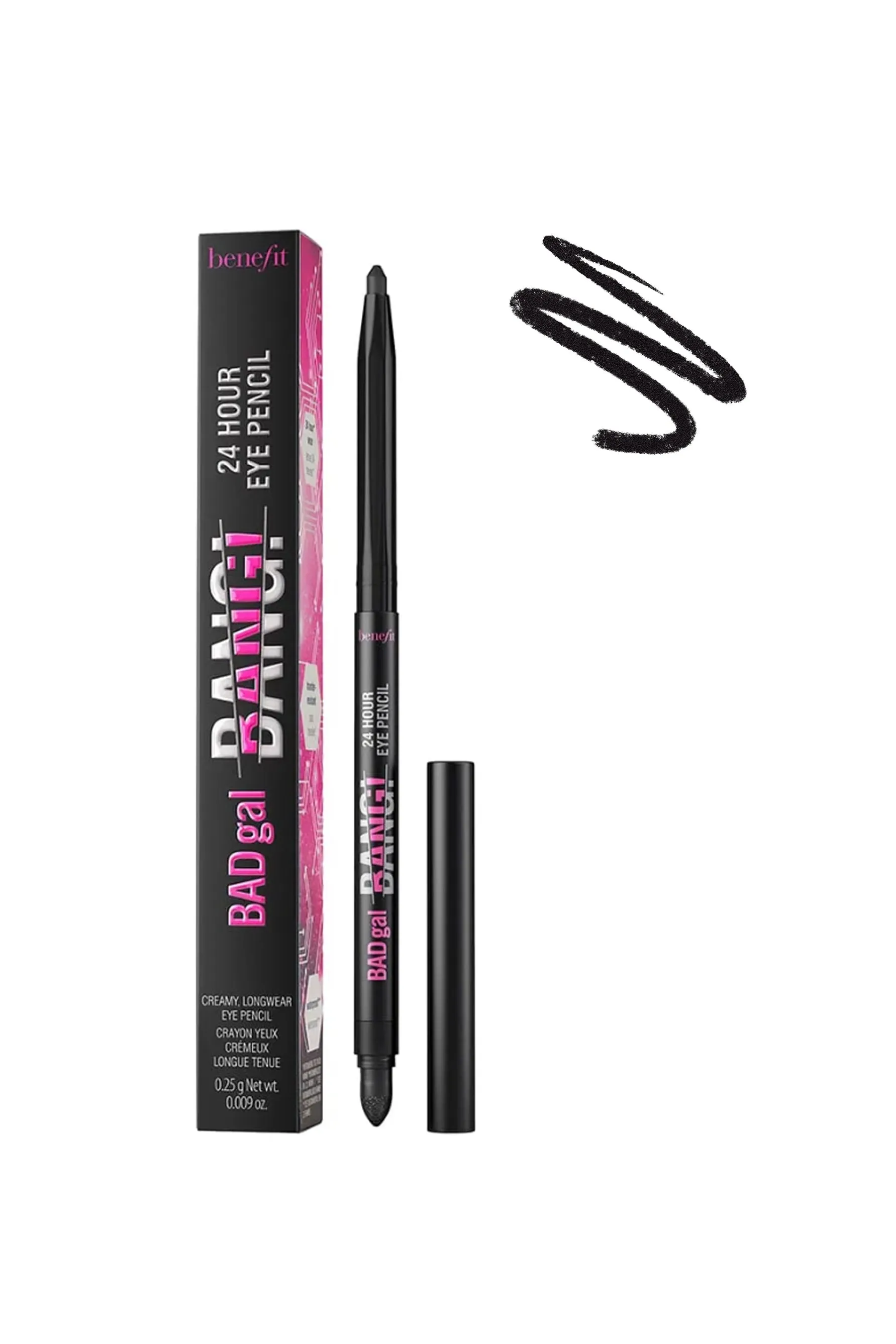 BENEFIT BADgal BANG 24 Hour Eye Pencil Pencil Pitch Black