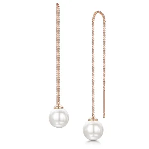 Bianca Earring - Rose Gold/ White