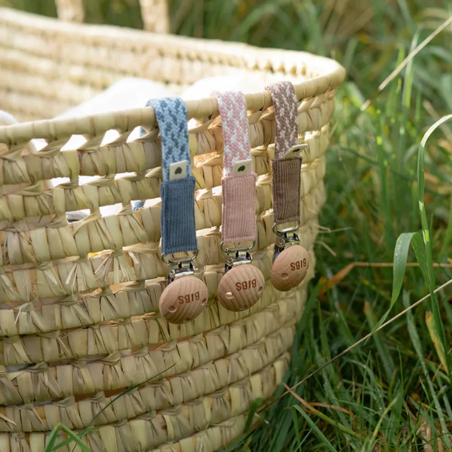 BIBS Pacifier Clip | Paci Braid | 6 Colors
