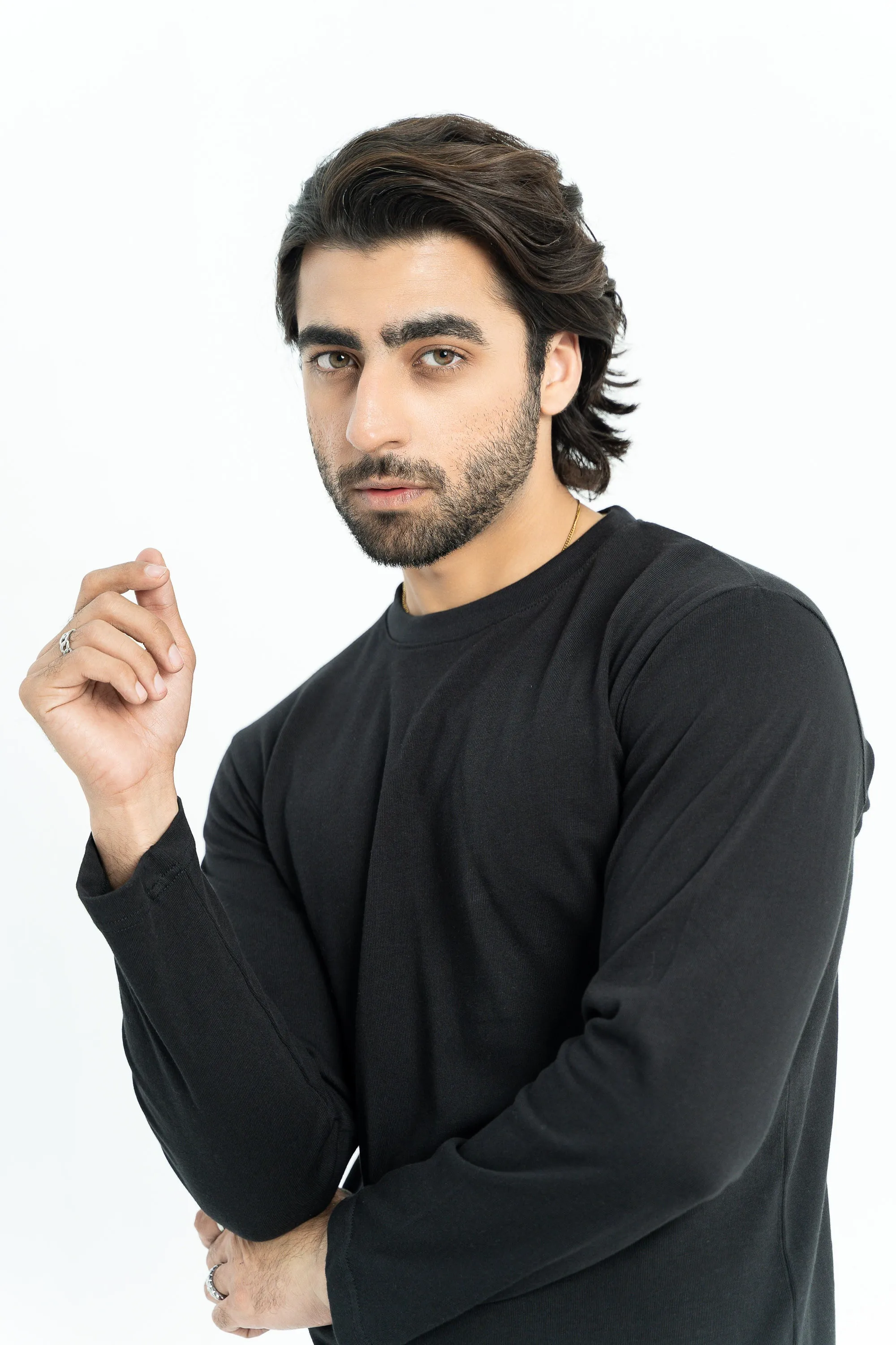 Black Jersey Shirt