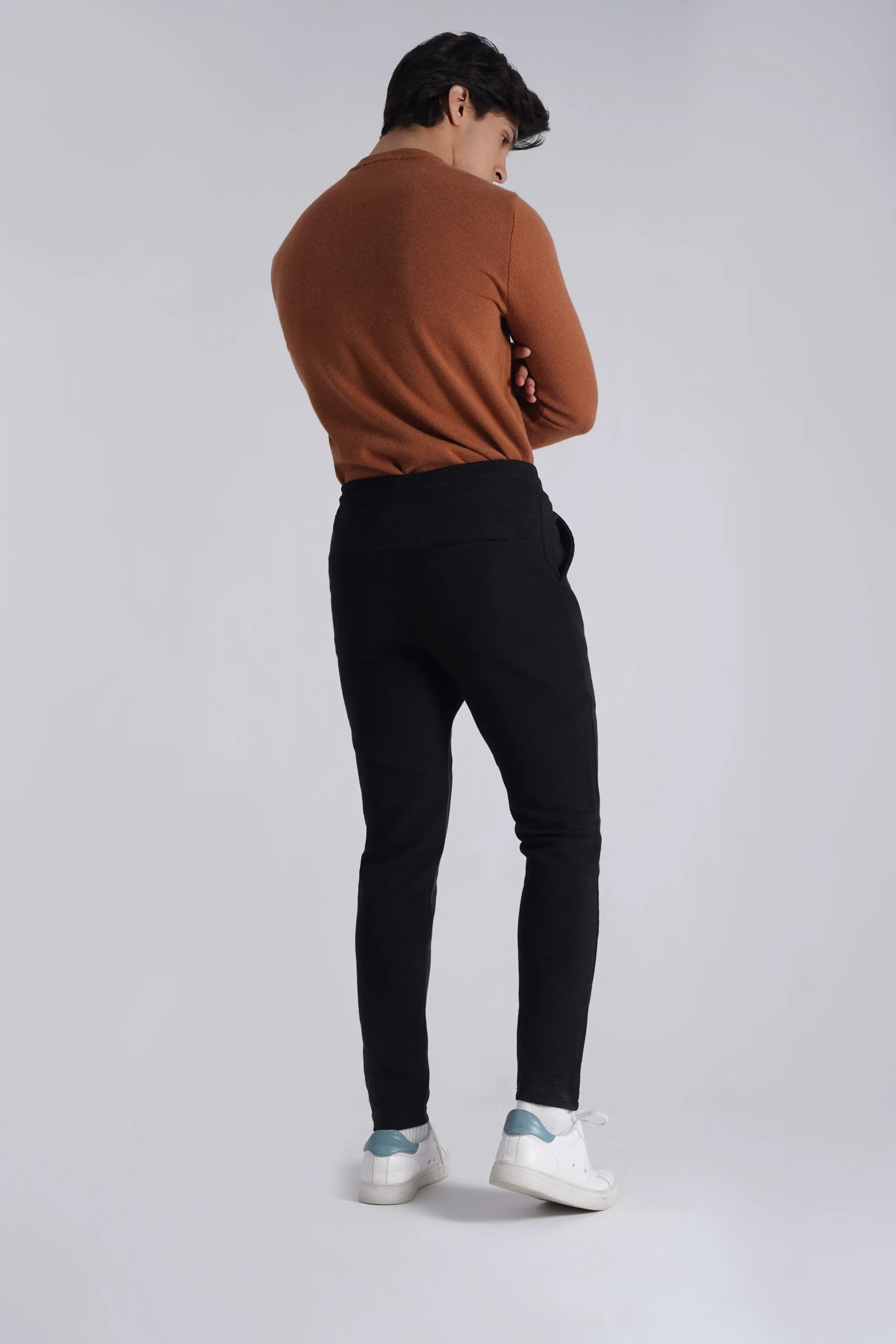Black knitted  Trouser