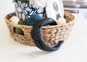 Black Knotted Headband