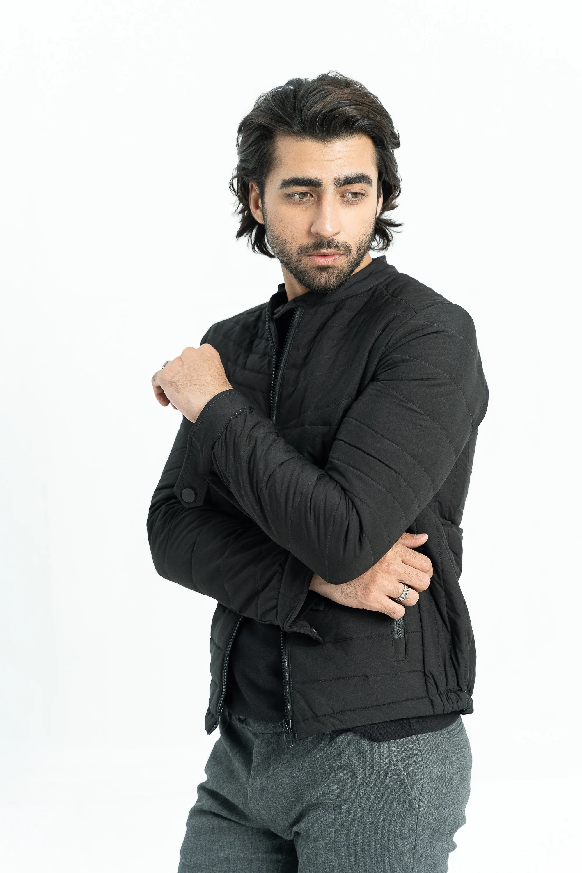 Black Parachute Jacket
