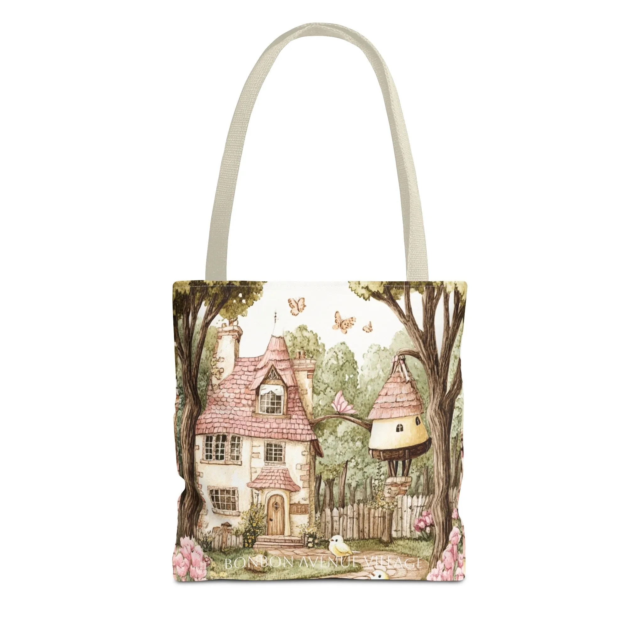 Bonbon Village Cottage Tote Bag