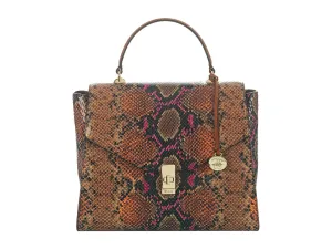 BRAHMIN Tangelo Ingrid Satchel Marmalade One Size