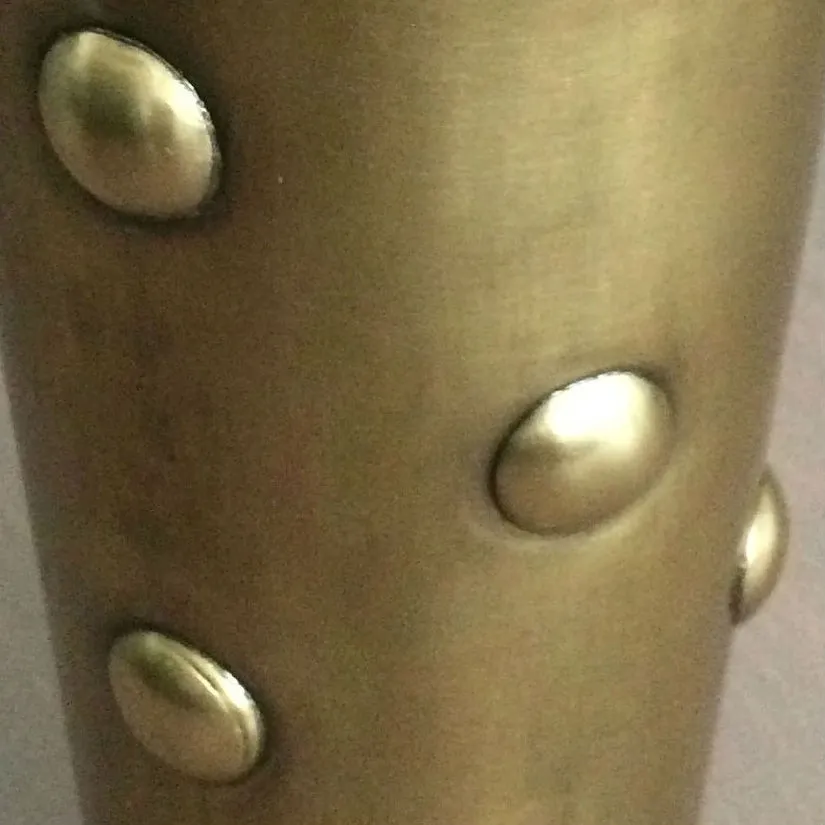Brass Bump Vase