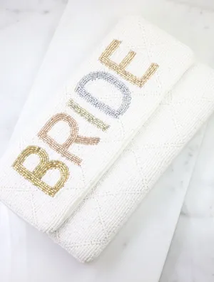 BRIDE Beaded Crossbody Handbag Purse