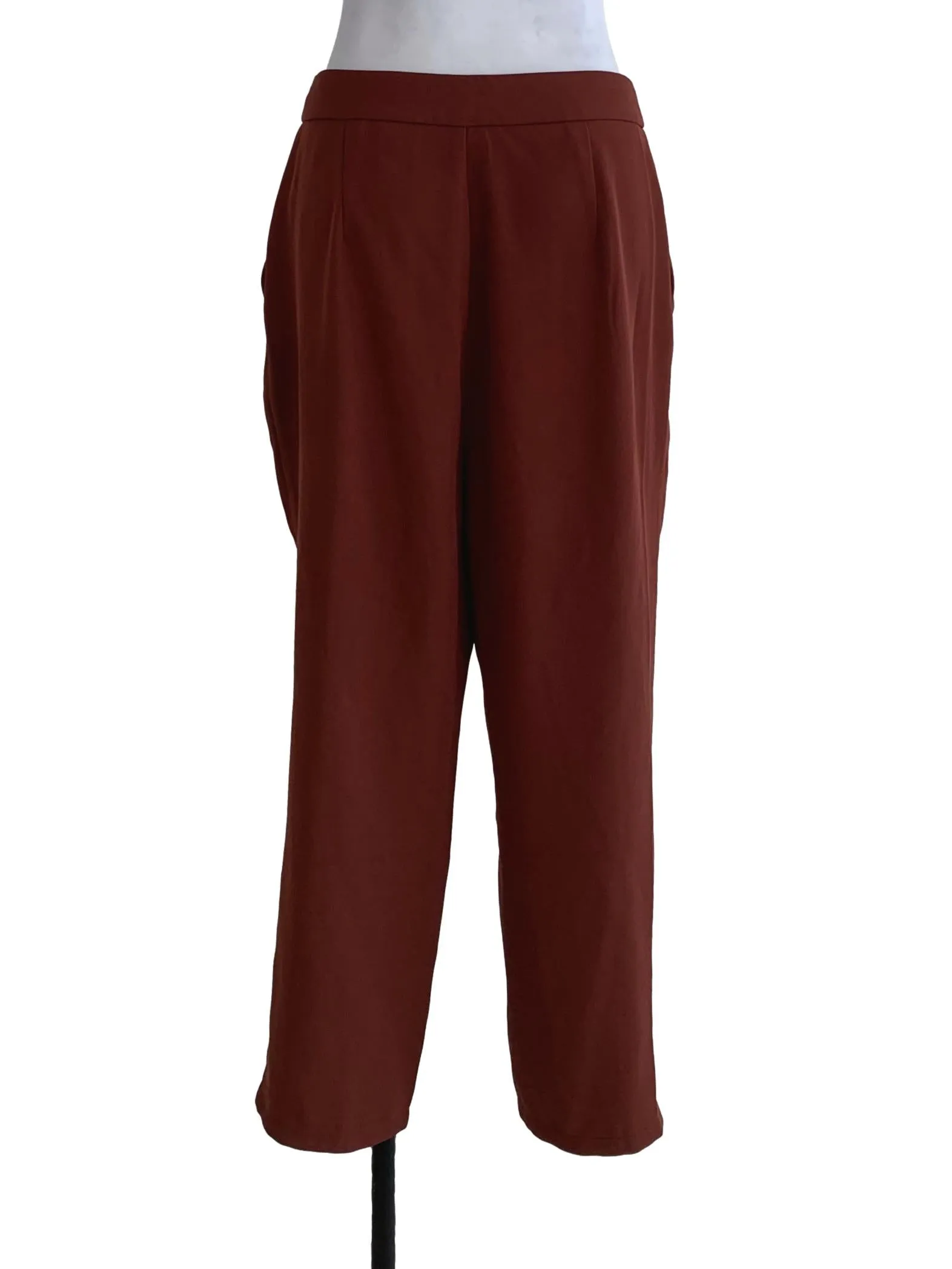 Brown Plain Trouser
