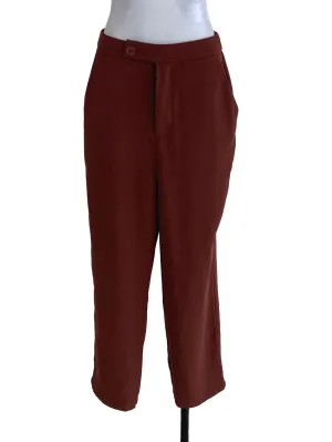 Brown Plain Trouser