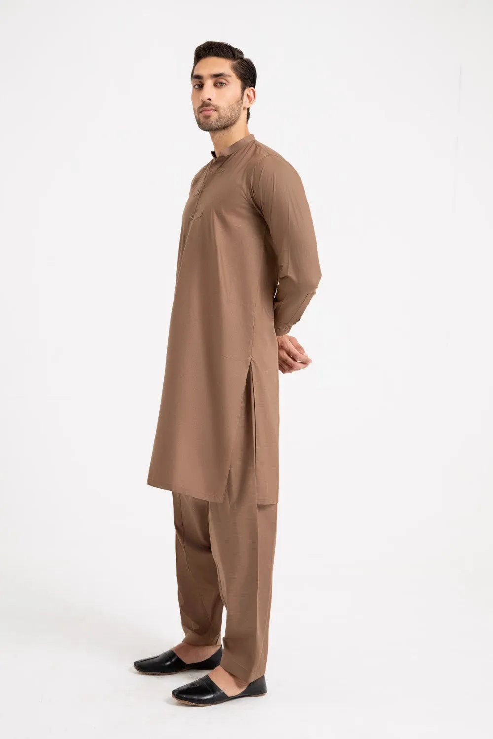 Brown Shalwar Kameez