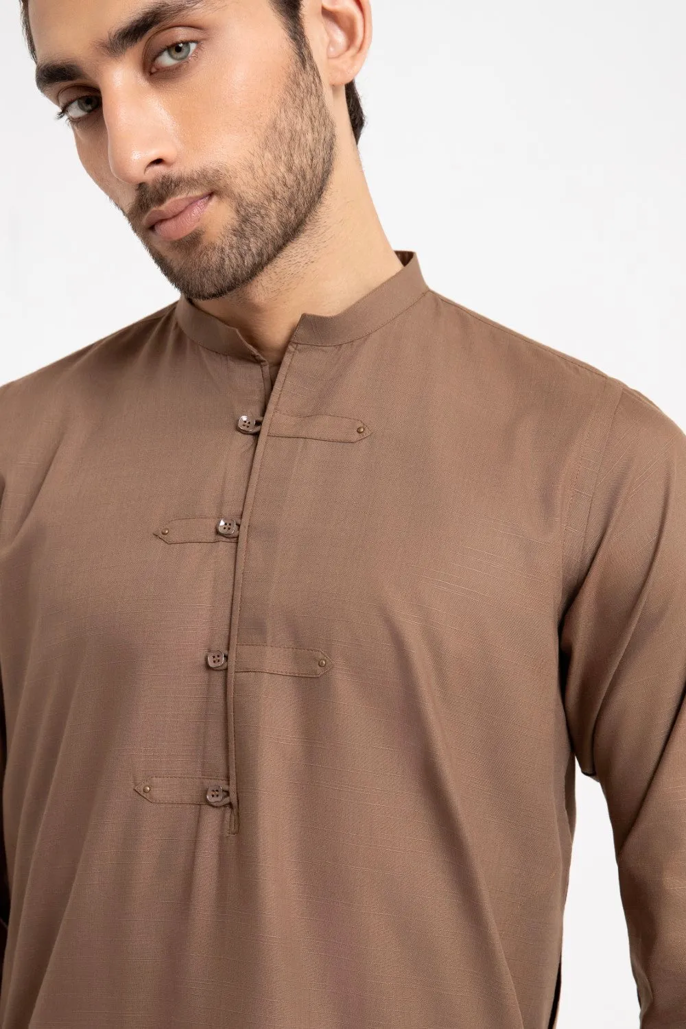 Brown Shalwar Kameez