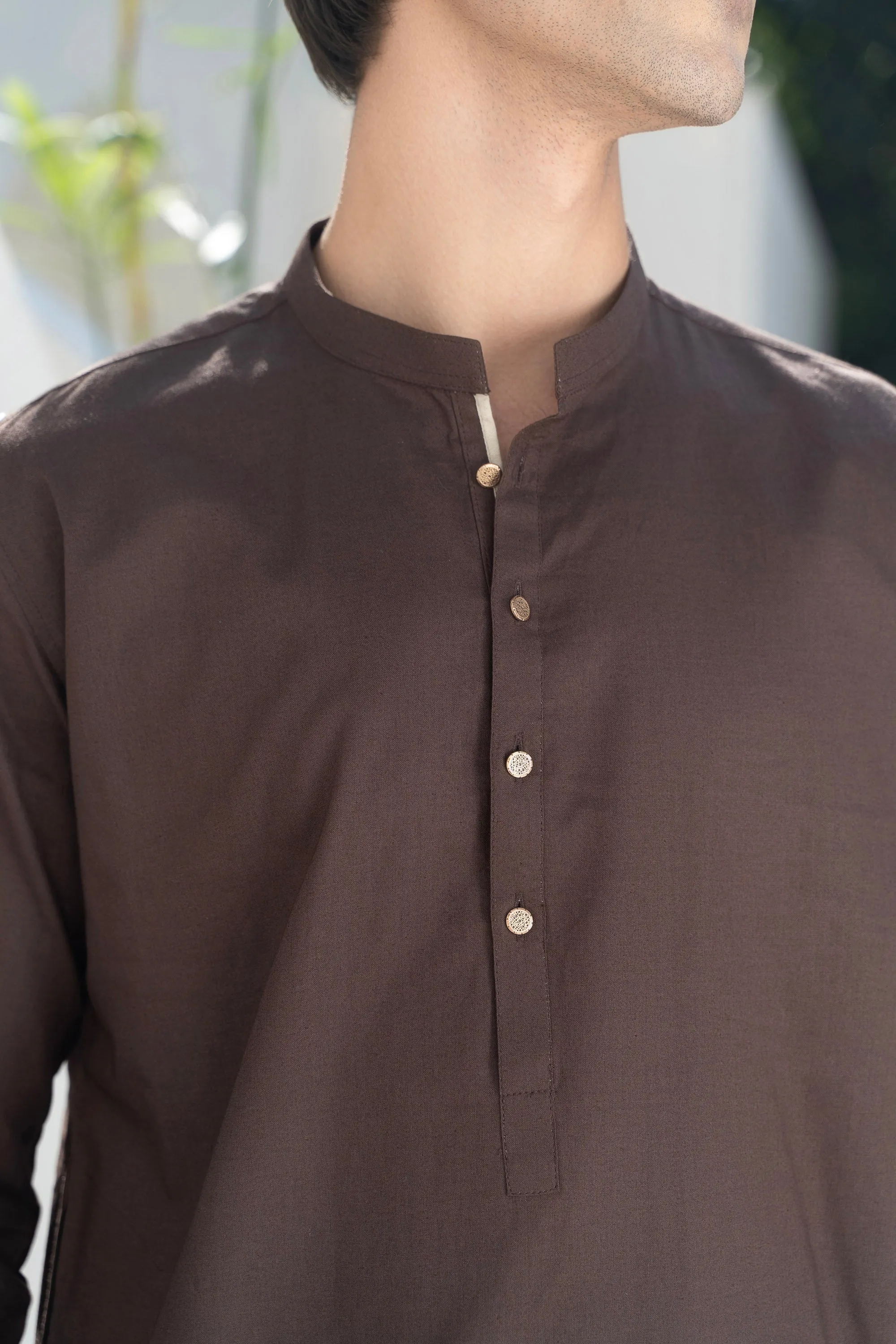 Brown Shalwar Kameez
