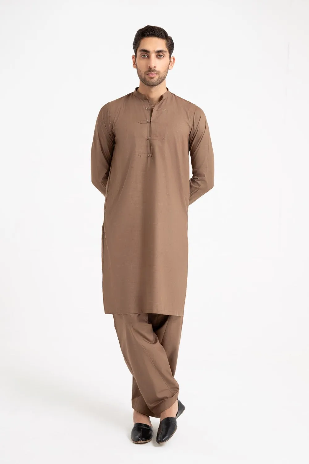 Brown Shalwar Kameez
