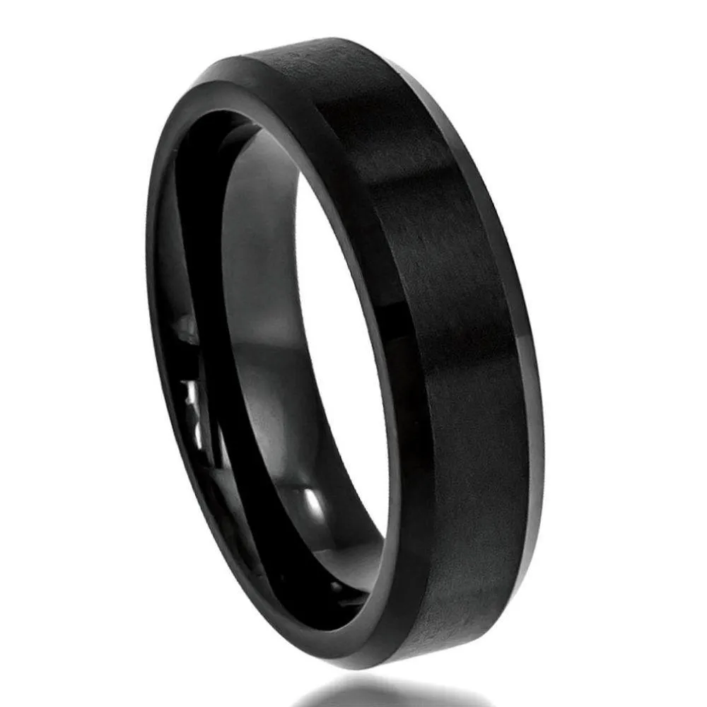 Brushed Center Shiny Beveled Edge - 6mm