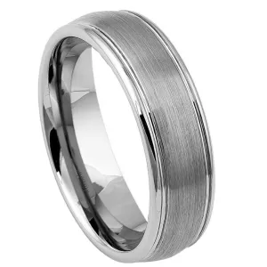 Brushed Center Shiny Edges