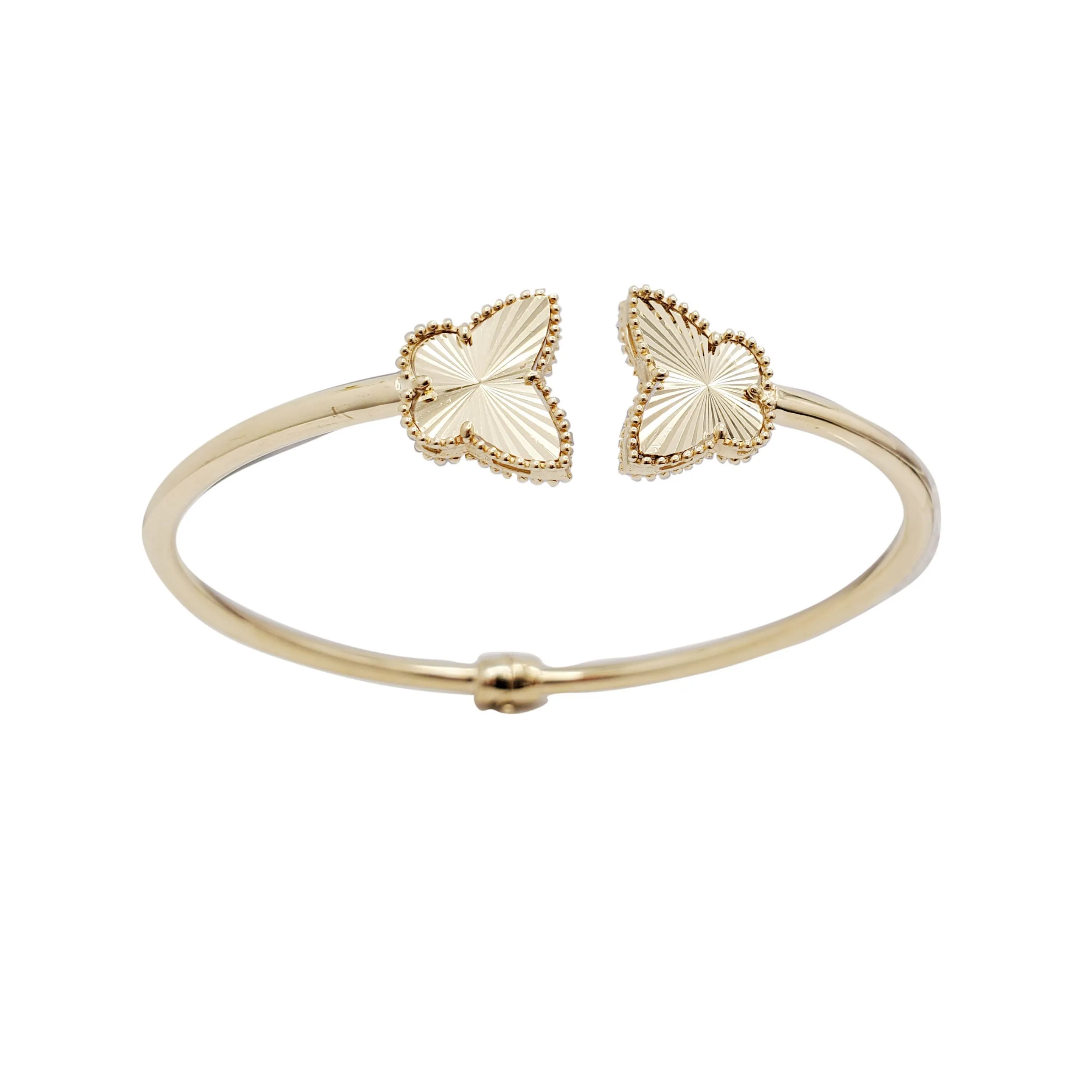 Butterfly Bangle Bracelet (14K)