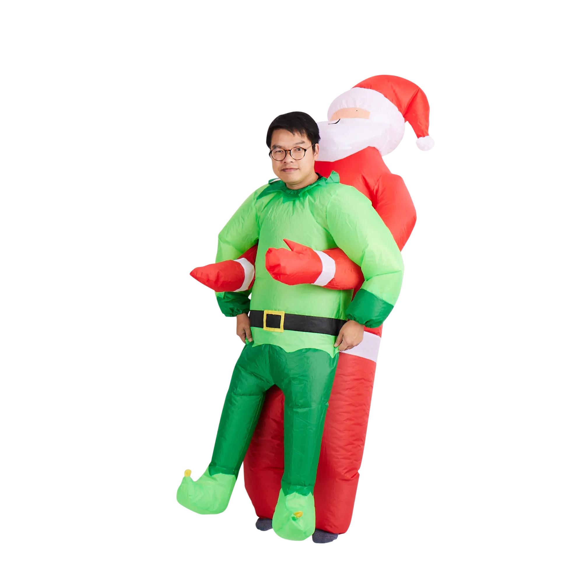 Carry Me Inflatable Elf Costume