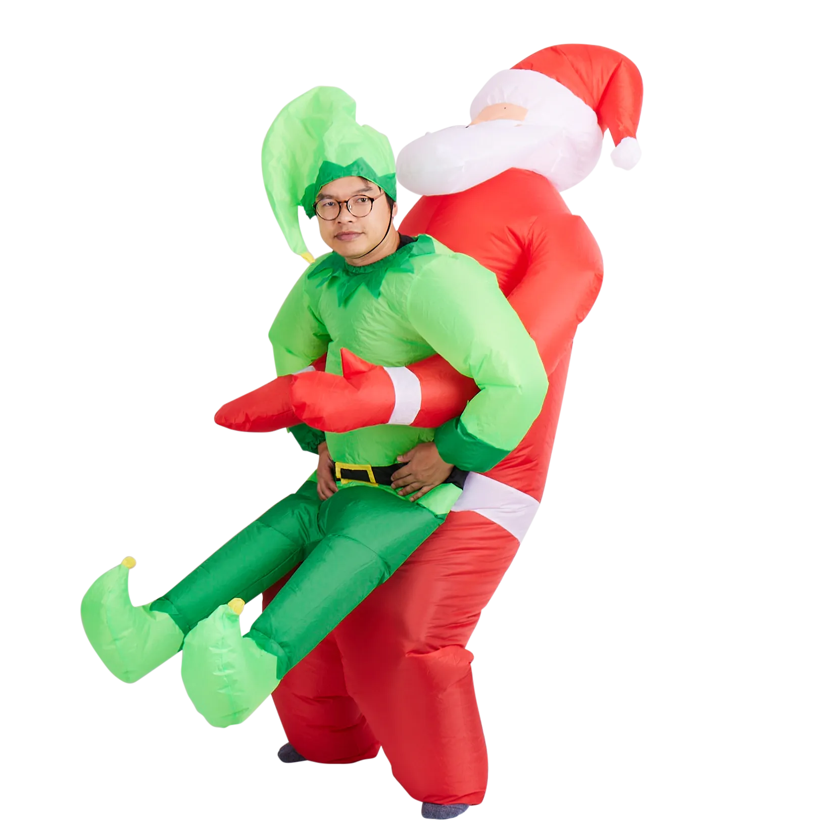 Carry Me Inflatable Elf Costume