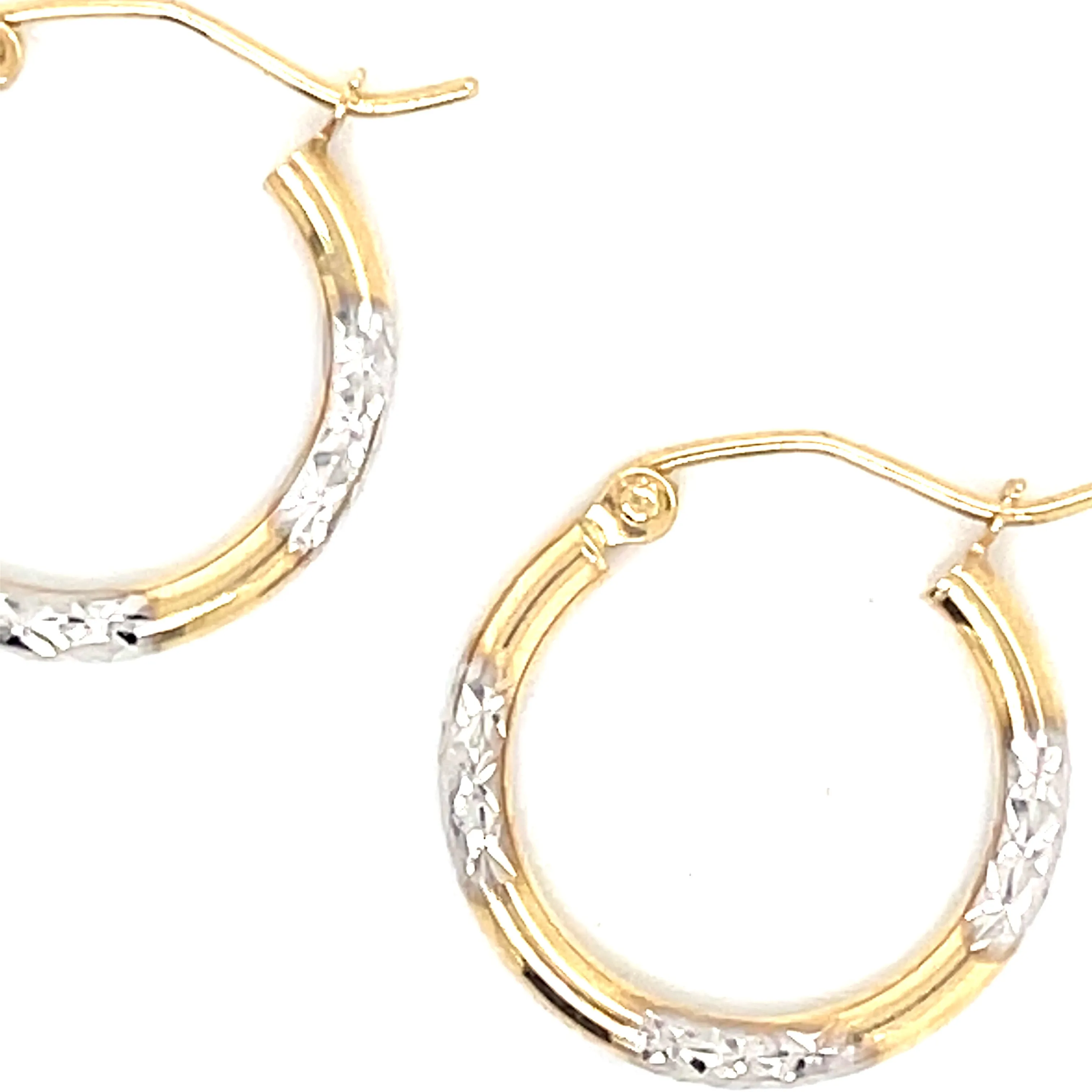 Carved Hoop Earrings - 63442/43/44