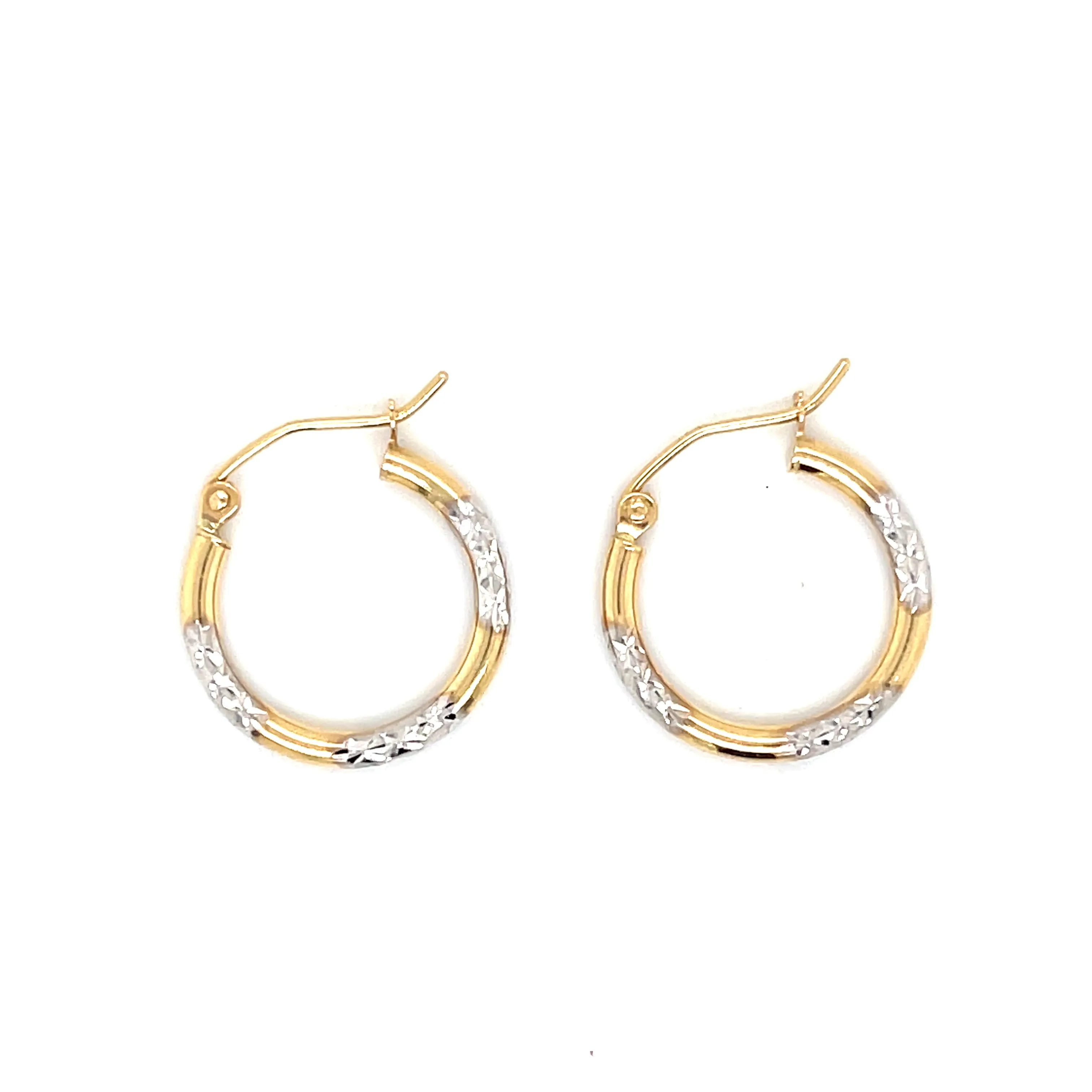 Carved Hoop Earrings - 63442/43/44