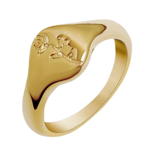 Carved Rose Ring