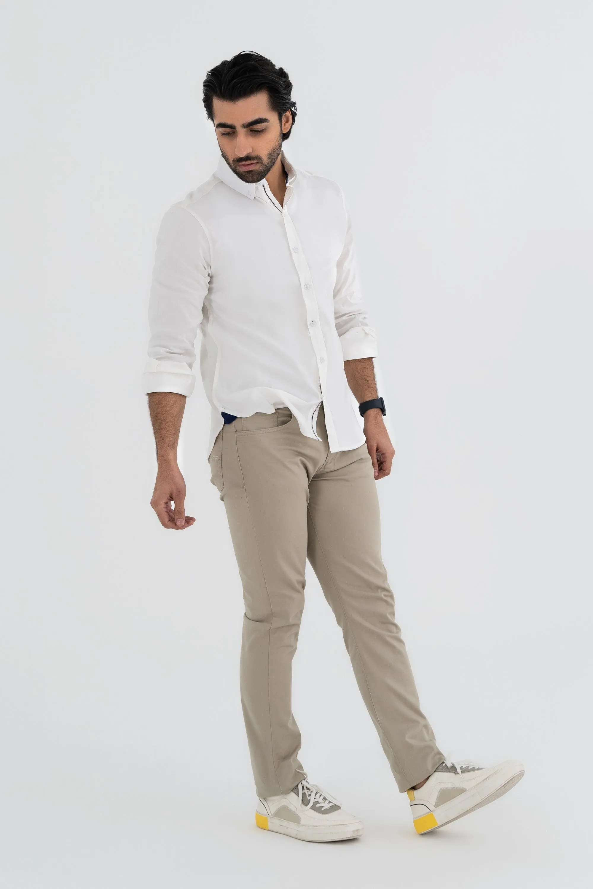 Casual Off White Shirt
