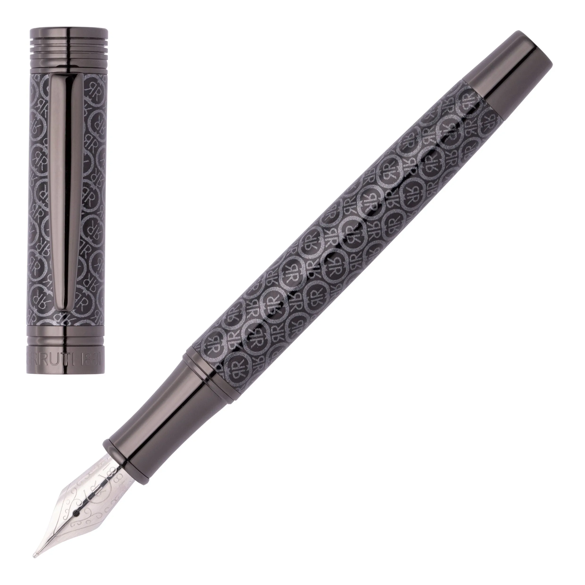 CERRUTI 1881 NSI2032J-Fountain pen Logomania Grey