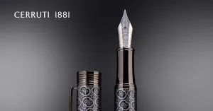 CERRUTI 1881 NSI2032J-Fountain pen Logomania Grey