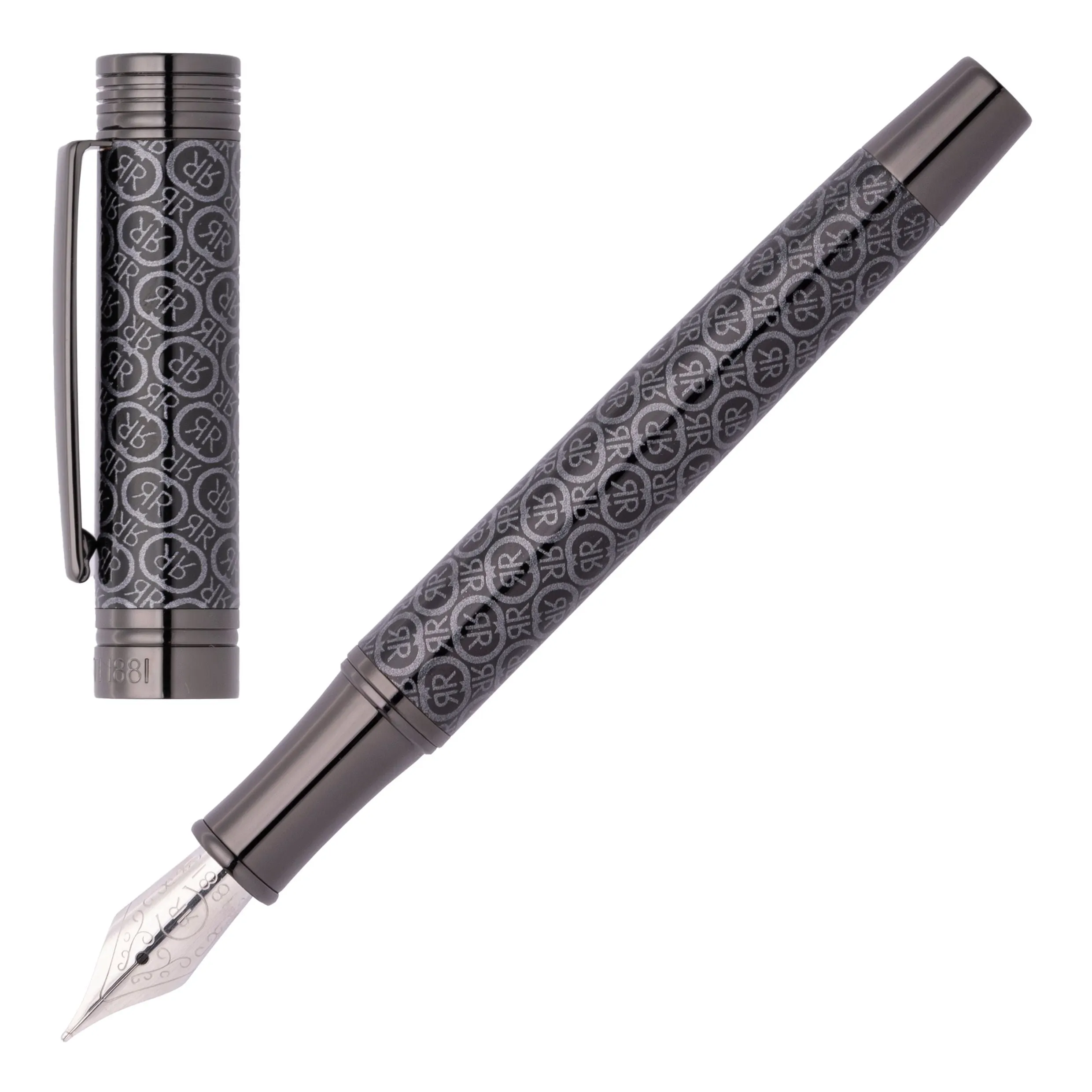 CERRUTI 1881 NSI2032J-Fountain pen Logomania Grey