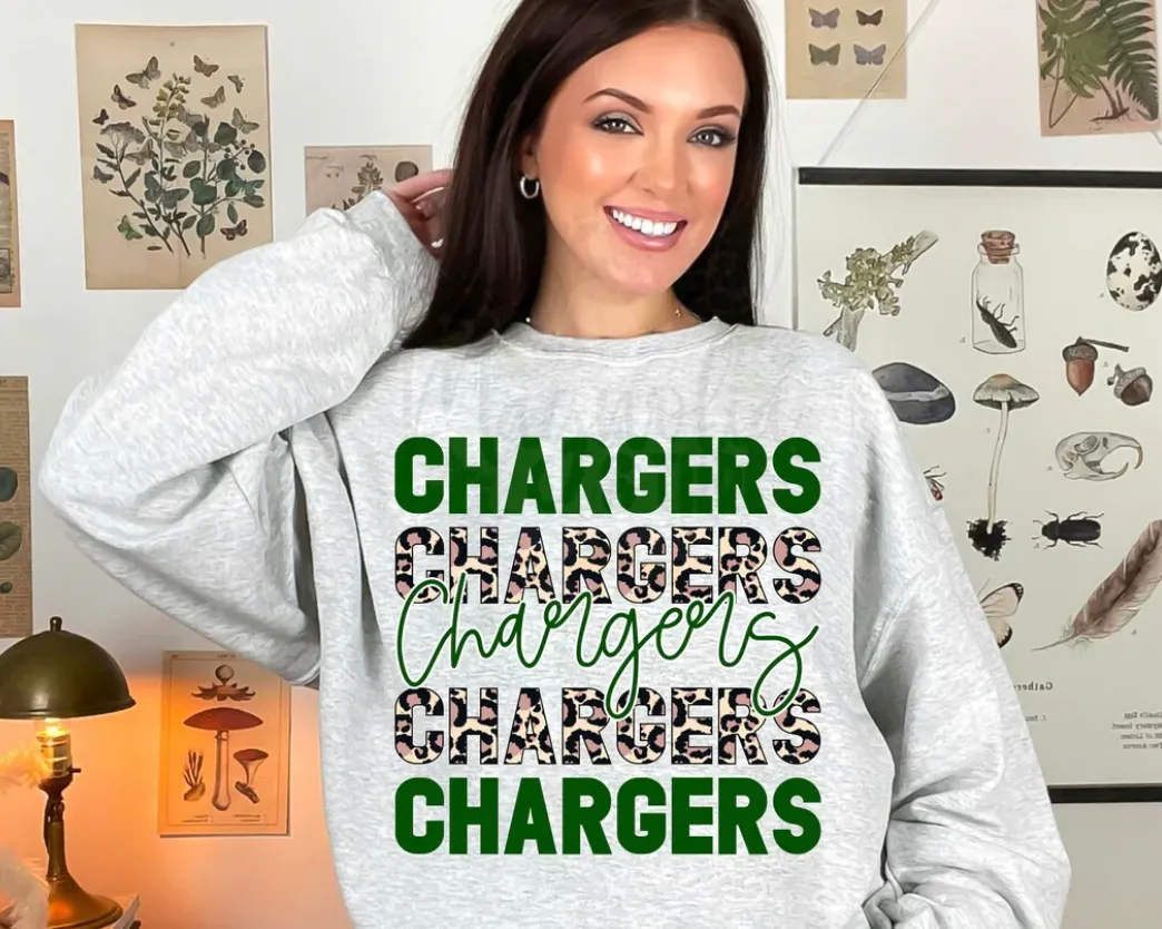 Chargers Leopard Repeat