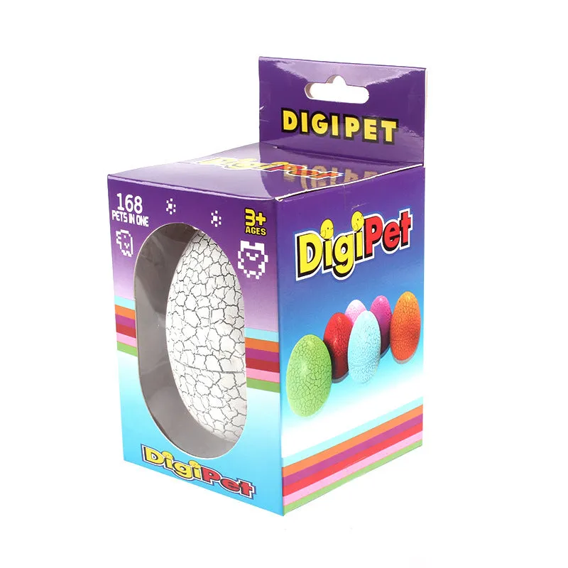 Child Electronic Pet Toy Egg Virtual Digital Pet Tumbler Dinosaur Egg Toy Blue egg transparent blue machine