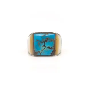 Chunky Inlay Ring - 10
