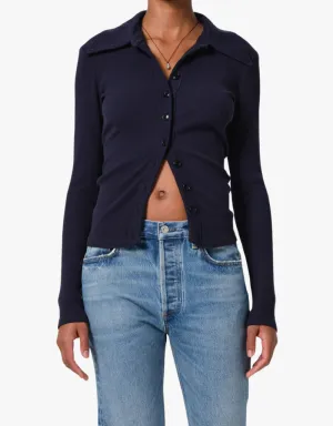 Citizens of Humanity Gila Polo Shirt in Navy
