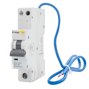 Click Elucian CU1RCBOD16B 1 Pole   Neutral Bi-Directional True 6kA B Curve 16A 30mA RCBO