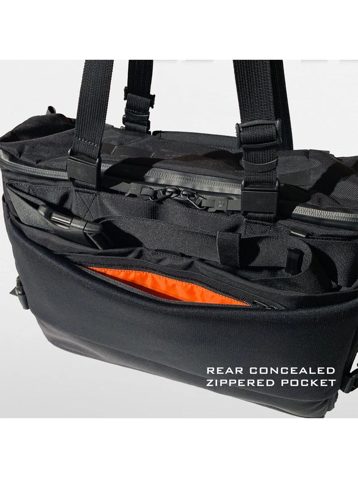 Code Of Bell X-TOTE 3 Way Messenger Tote Pitch Black