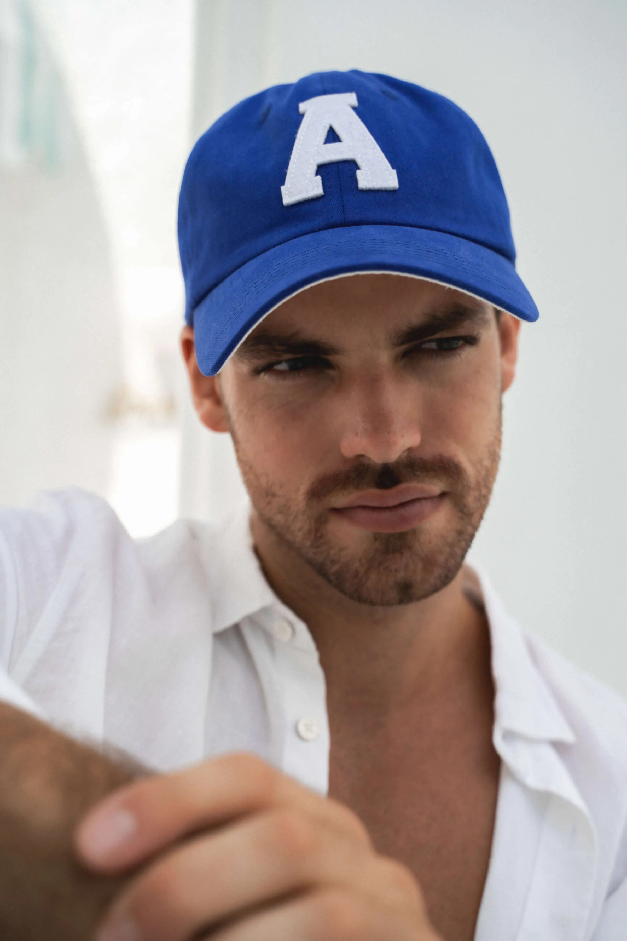 College Letter Cap Blue