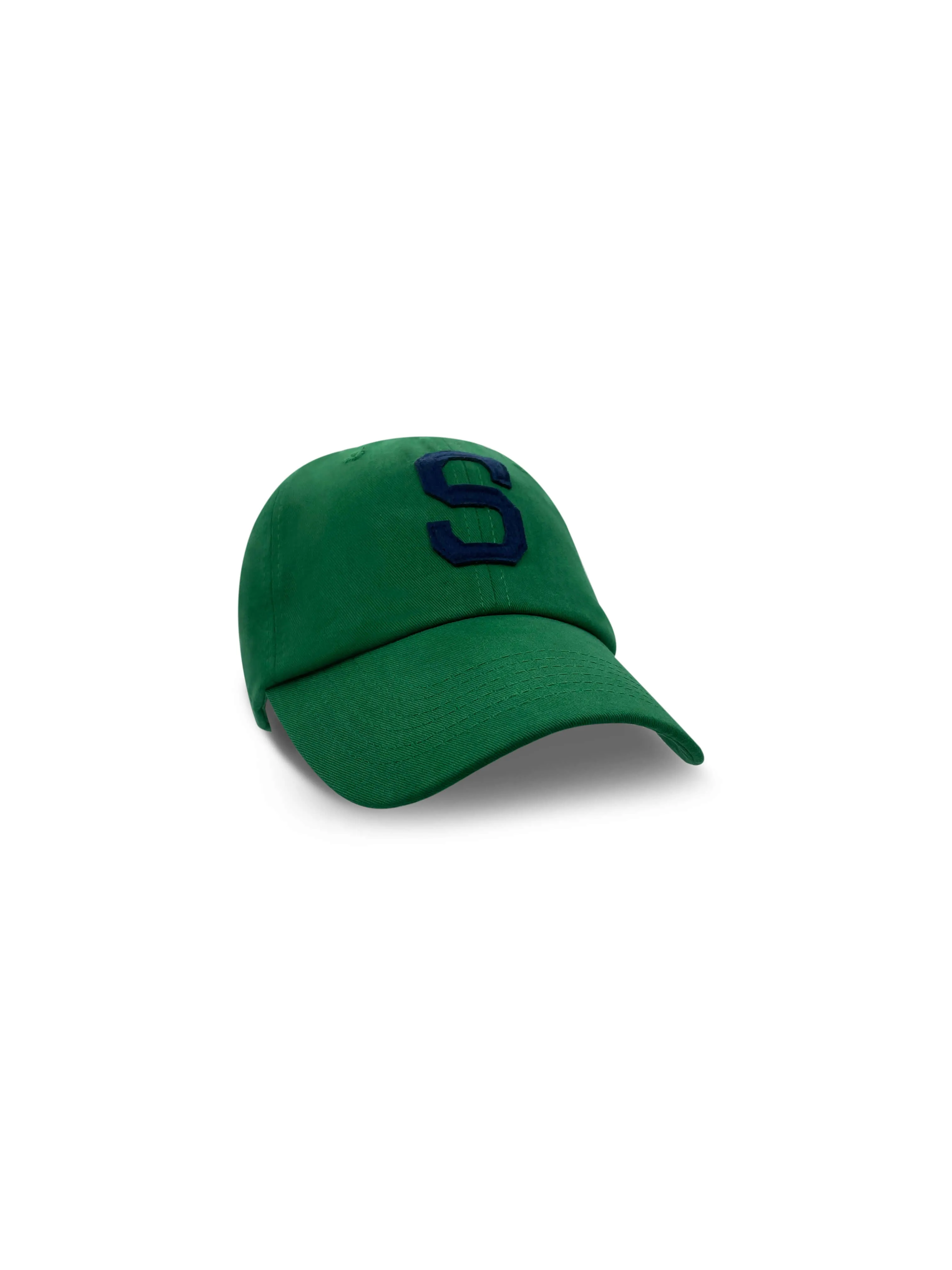 College Letter Cap Green