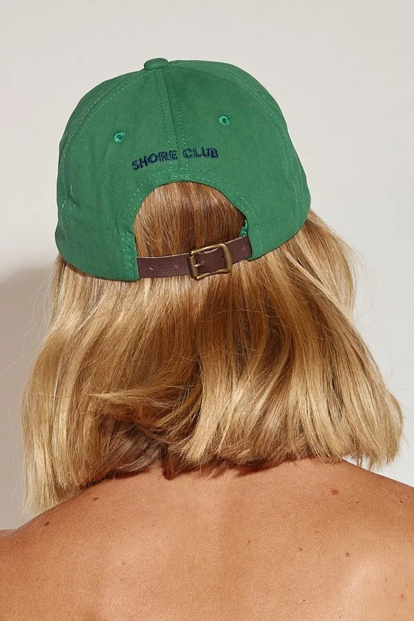 College Letter Cap Green