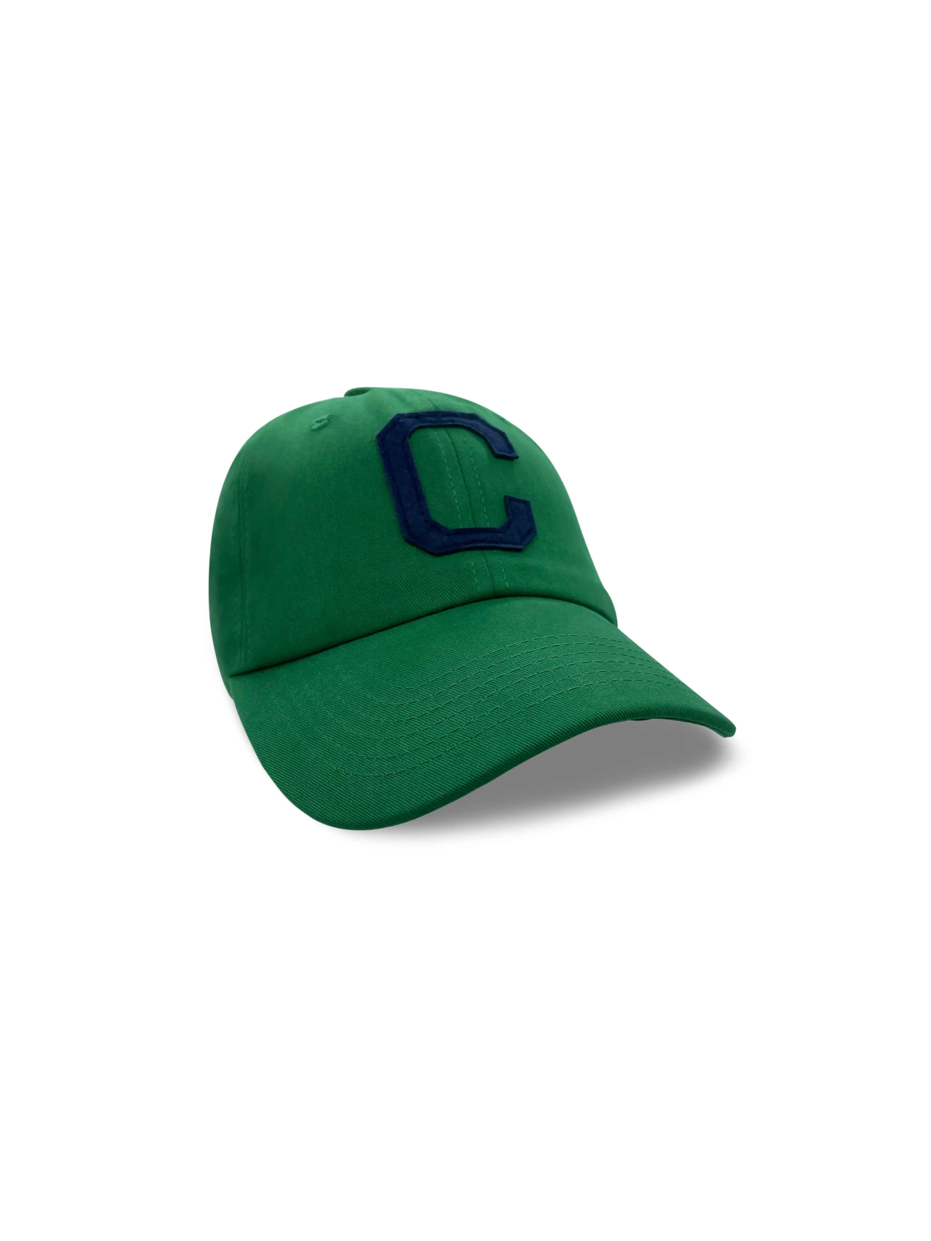 College Letter Cap Green
