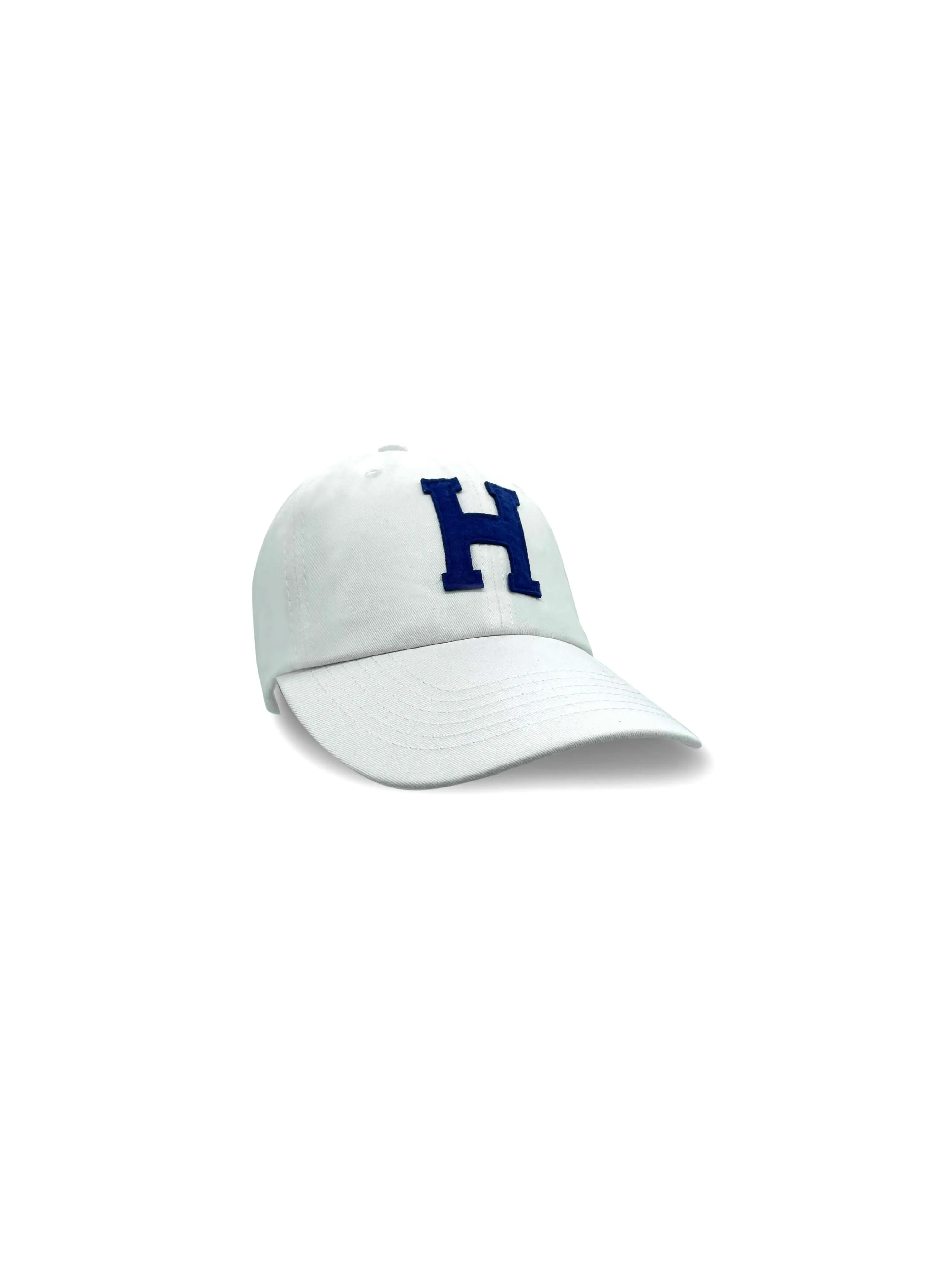 College Letter Cap White