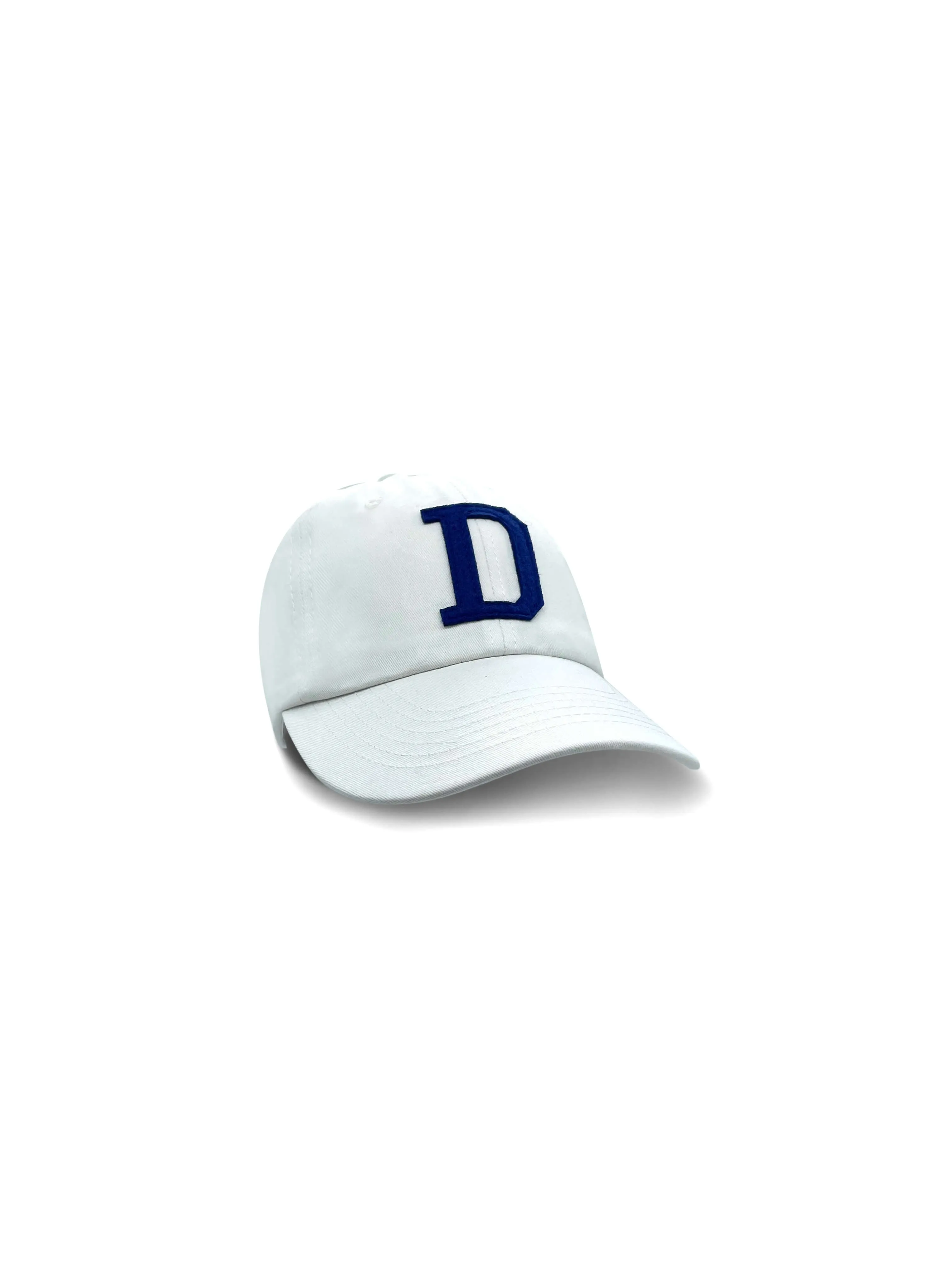 College Letter Cap White