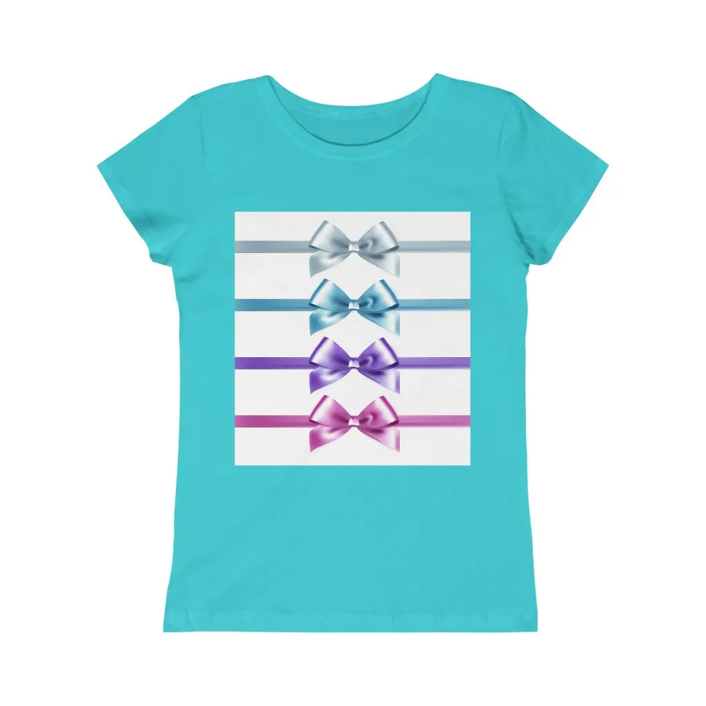 Colorful Shiny Bows Princess Tee