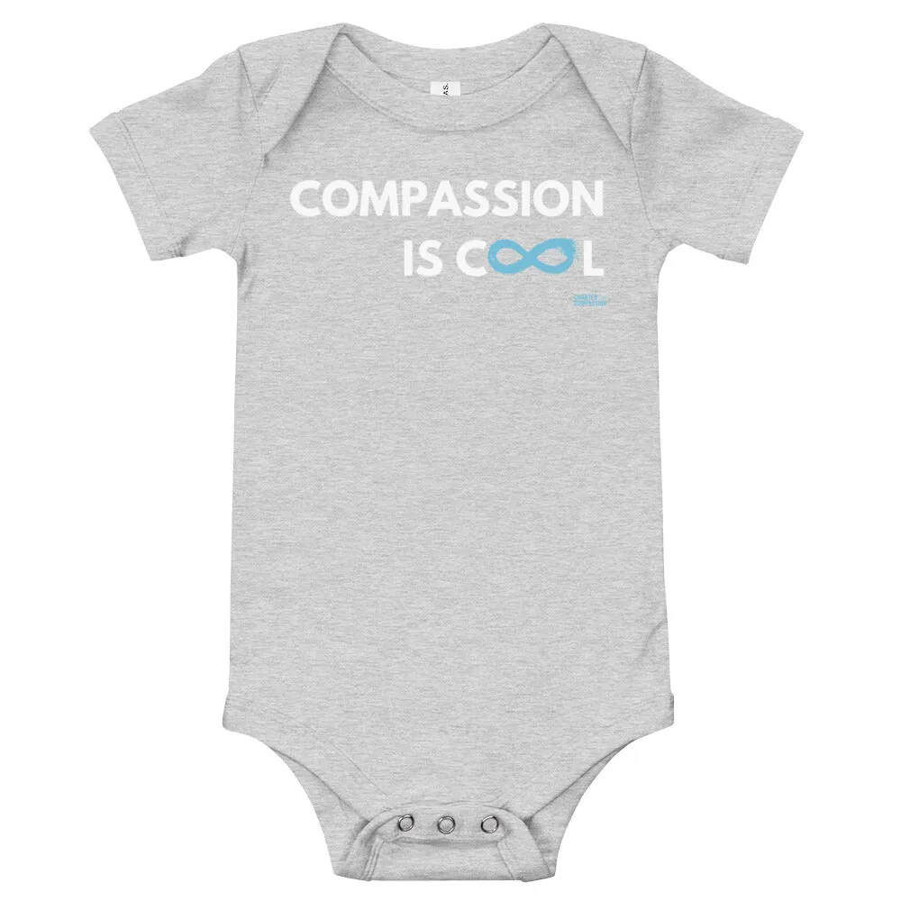 Compassion is Cool - Onesie - White Print