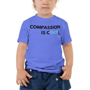 Compassion is Cool - Toddler Tee - Black Print