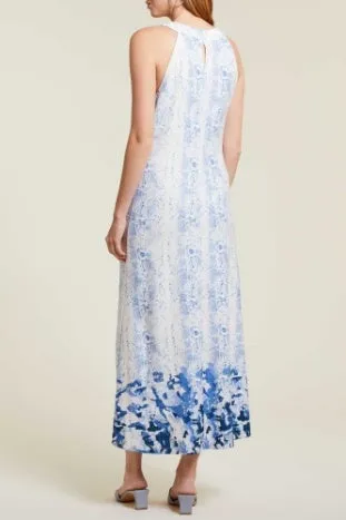 Cool Blue Halter Dress