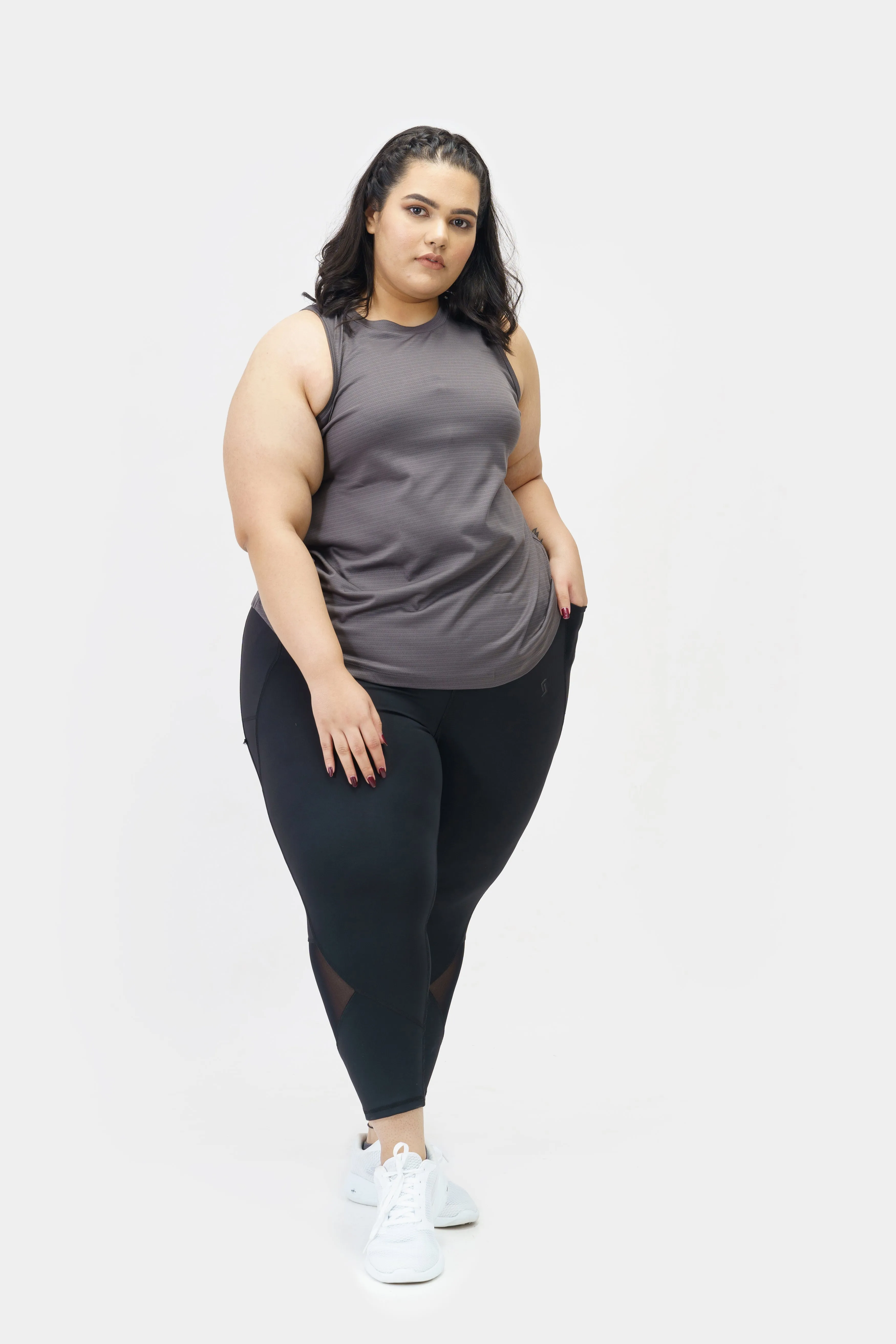 Cool Down Tank Top: Grey