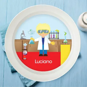 Cool Scientist Boy Personalized Kids Bowl