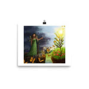 Courage 4 in Photo Paper Poster