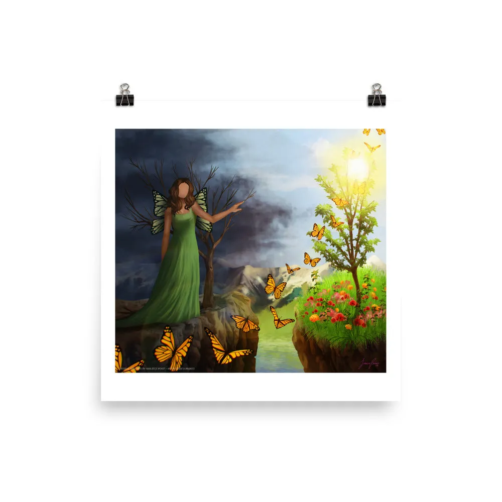 Courage 4 in Photo Paper Poster