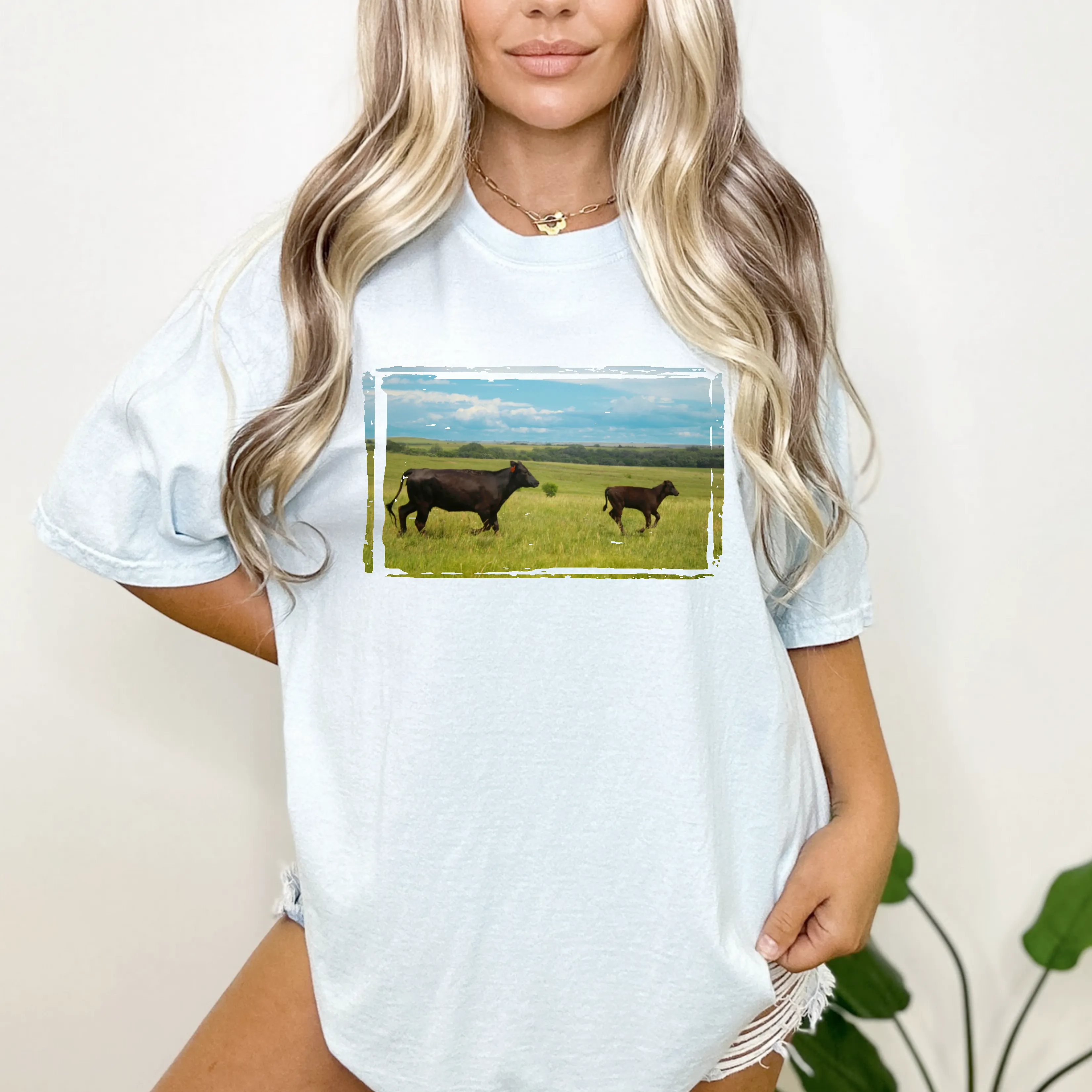 Cow Blue Sky (D517)